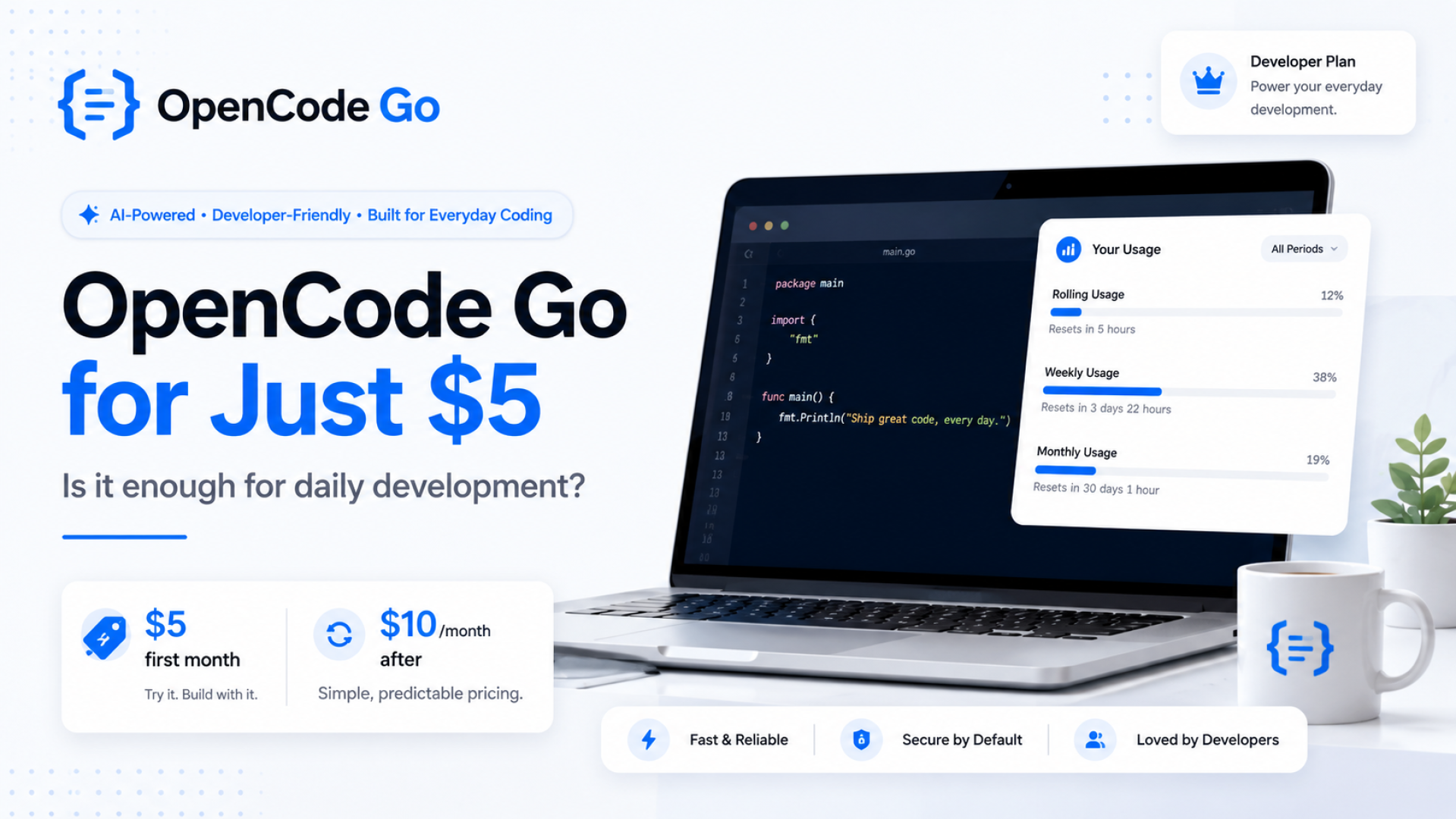 OpenCode Go Cuma $5, Cukup untuk Development Harian?